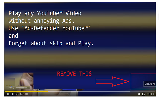 Ad-Defender YouTube™ By Extra Thinkers chrome谷歌浏览器插件_扩展第1张截图