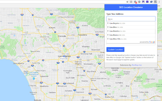 Precise Address Location Emulator for SEO PPC chrome谷歌浏览器插件_扩展第1张截图