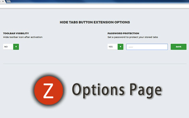 Tabs Hide  Button chrome谷歌浏览器插件_扩展第2张截图