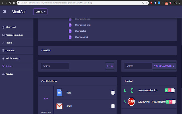 Miniman chrome谷歌浏览器插件_扩展第4张截图