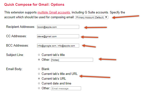 Quick Compose for Gmail™ chrome谷歌浏览器插件_扩展第2张截图