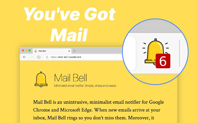 Mail Bell chrome谷歌浏览器插件_扩展第1张截图