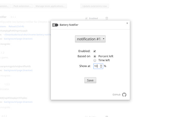 Battery Notifier chrome谷歌浏览器插件_扩展第2张截图