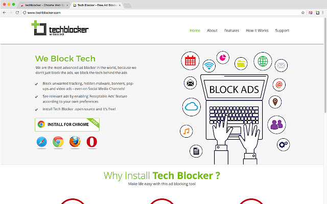 techblocker chrome谷歌浏览器插件_扩展第4张截图