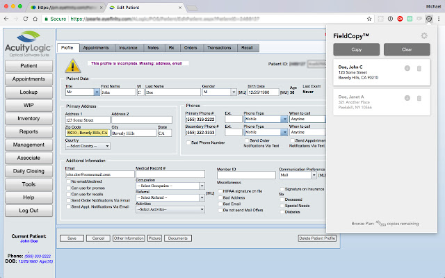 FieldCopy chrome谷歌浏览器插件_扩展第3张截图