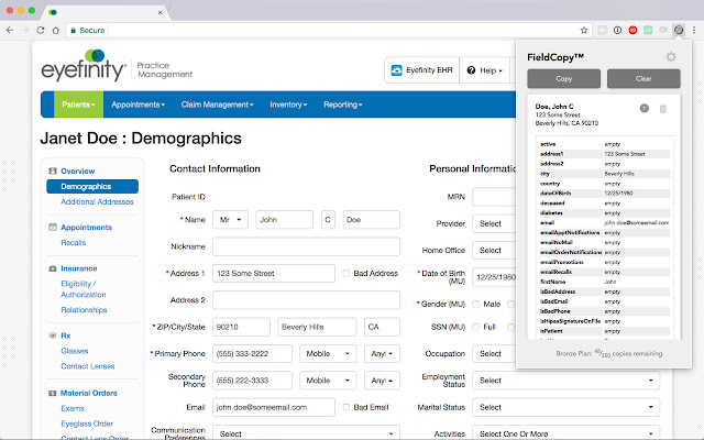 FieldCopy chrome谷歌浏览器插件_扩展第4张截图