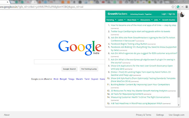 GrowthHackers.com chrome谷歌浏览器插件_扩展第1张截图