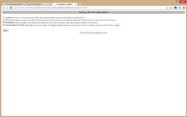 PseudoLocalizer chrome谷歌浏览器插件_扩展第4张截图