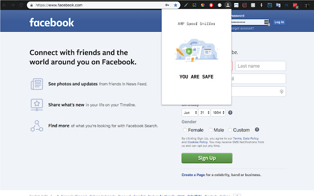 ARP Spoof Sniffer chrome谷歌浏览器插件_扩展第1张截图
