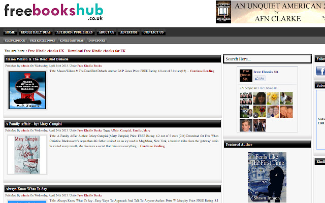 Freebookshub - Download Free eBooks for UK chrome谷歌浏览器插件_扩展第1张截图