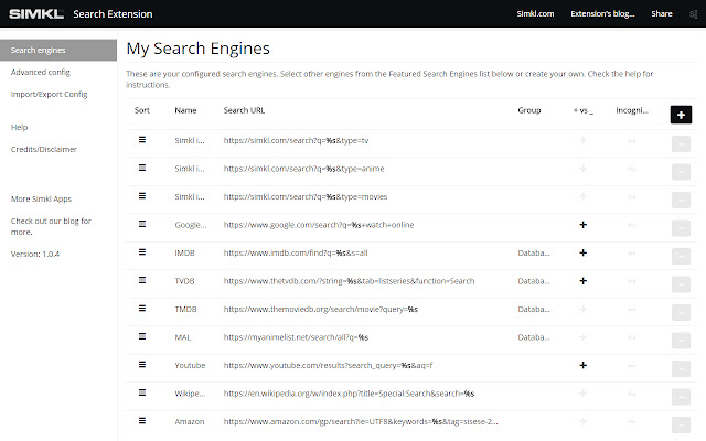 Simkl Search - select and search chrome谷歌浏览器插件_扩展第2张截图