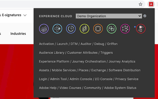 Adobe Experience Cloud Bookmarks chrome谷歌浏览器插件_扩展第2张截图