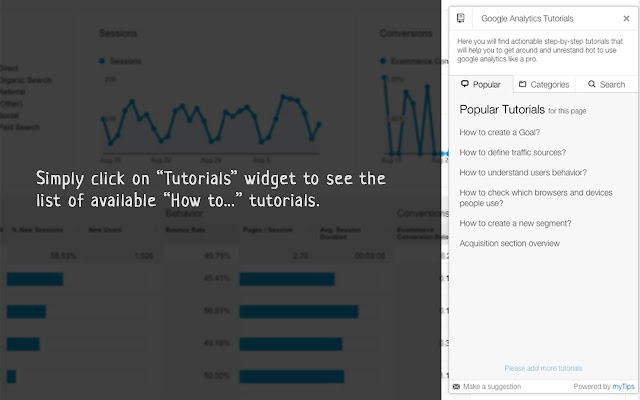 Interactive Tutorials for Google Analytics chrome谷歌浏览器插件_扩展第3张截图