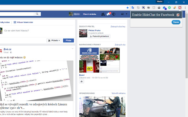 HideChat for Facebook chrome谷歌浏览器插件_扩展第4张截图