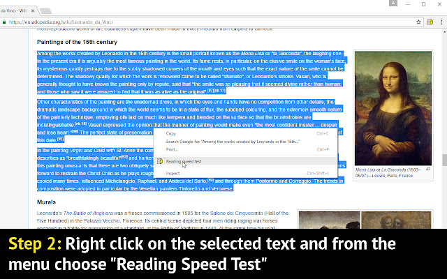 Reading Speed Test chrome谷歌浏览器插件_扩展第2张截图
