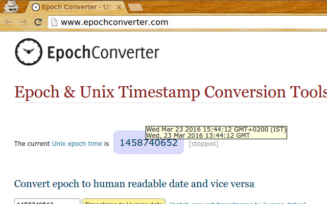 Epoch Converter Tooltip for Google Chrome™ chrome谷歌浏览器插件_扩展第1张截图