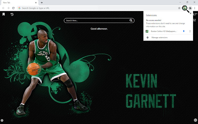 Boston Celtics HD Wallpapers New Tab chrome谷歌浏览器插件_扩展第4张截图