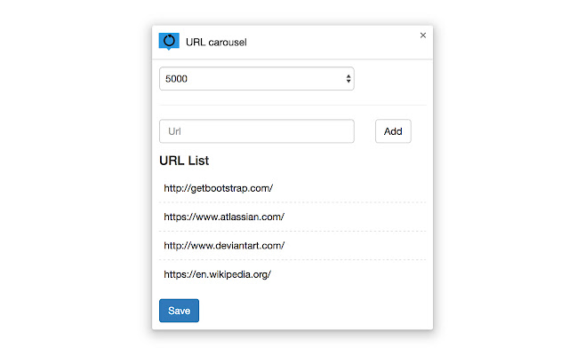 URL carousel chrome谷歌浏览器插件_扩展第1张截图