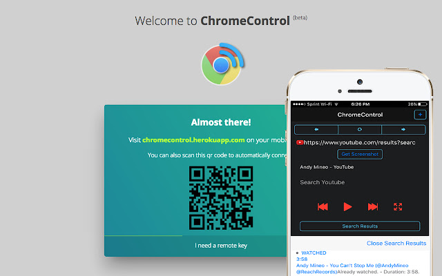 ChromeControl (alpha) chrome谷歌浏览器插件_扩展第1张截图