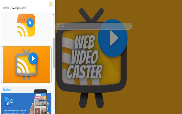 Web Video Caster for PC - New Tab Background chrome谷歌浏览器插件_扩展第2张截图