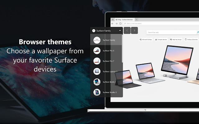 Microsoft Surface New Tab chrome谷歌浏览器插件_扩展第2张截图