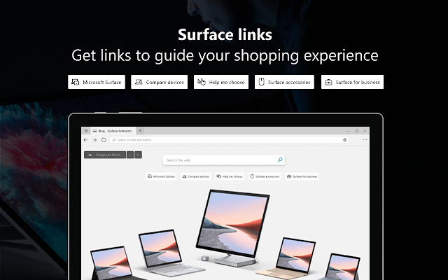 Microsoft Surface New Tab chrome谷歌浏览器插件_扩展第3张截图
