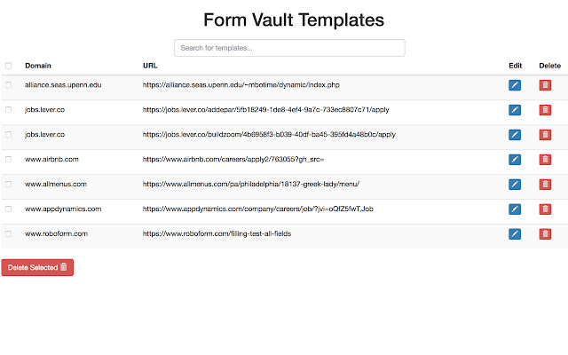 Form Vault chrome谷歌浏览器插件_扩展第2张截图