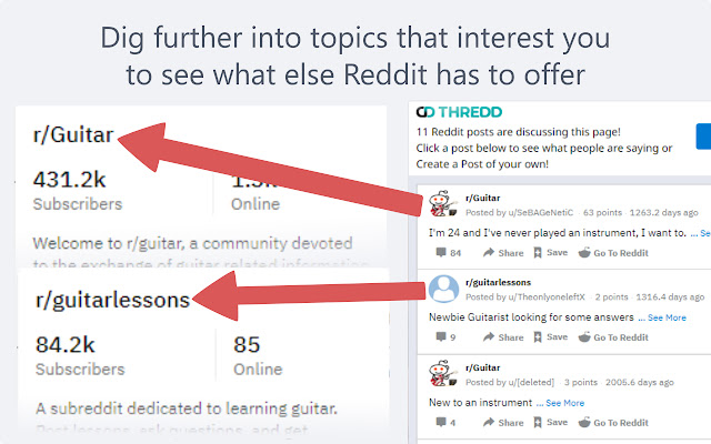Thredd - Useful Advice from Reddit chrome谷歌浏览器插件_扩展第3张截图