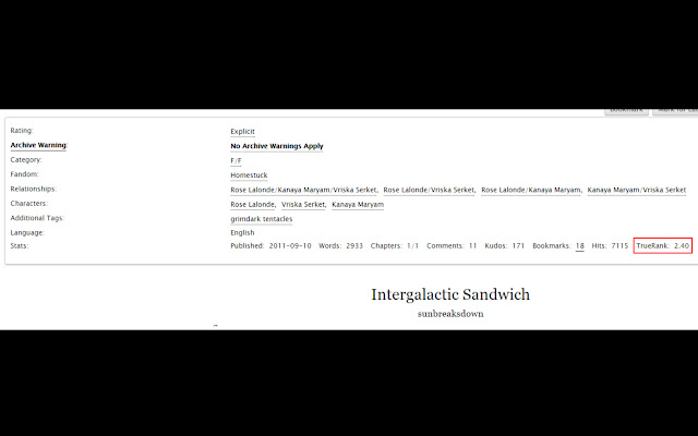 AO3 TrueRank chrome谷歌浏览器插件_扩展第2张截图