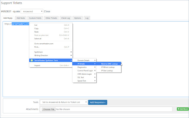 ServerHealers SysAdmin Tools chrome谷歌浏览器插件_扩展第2张截图