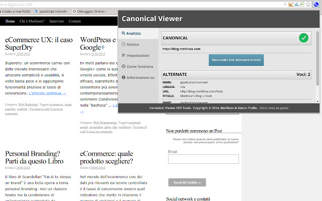 Canonical Viewer chrome谷歌浏览器插件_扩展第1张截图