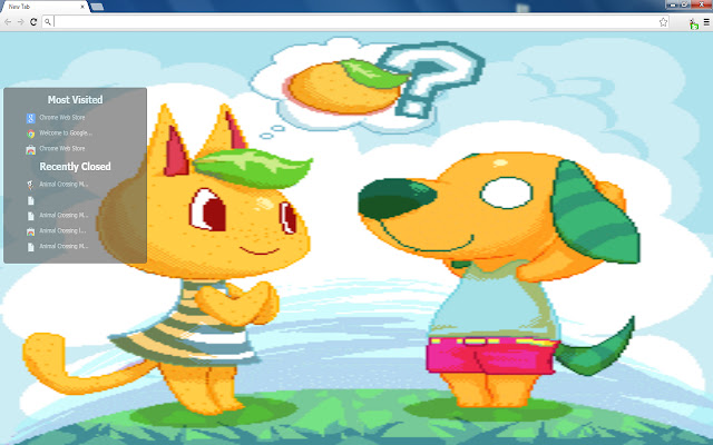 Animal Crossing live background chrome谷歌浏览器插件_扩展第4张截图