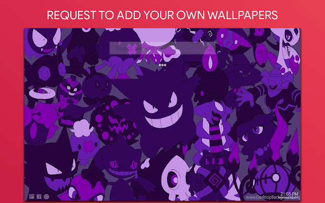 Purple Aesthetic Wallpaper HD Custom New Tab chrome谷歌浏览器插件_扩展第4张截图