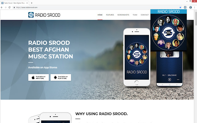 Radio Srood Player chrome谷歌浏览器插件_扩展第1张截图