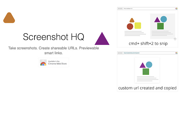 Screenshot HQ | Screen Capture Tool chrome谷歌浏览器插件_扩展第1张截图