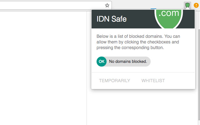 IDN Safe chrome谷歌浏览器插件_扩展第1张截图
