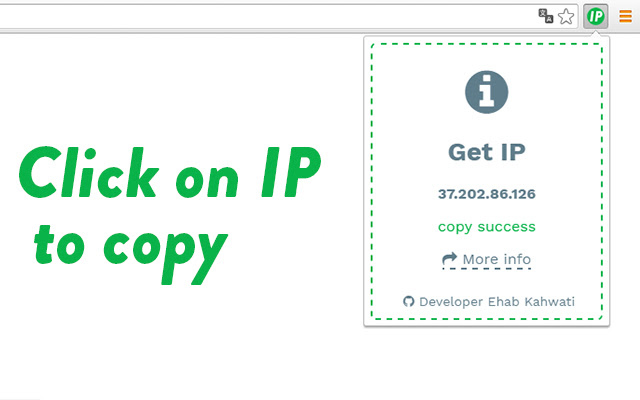 Get IP Address chrome谷歌浏览器插件_扩展第1张截图