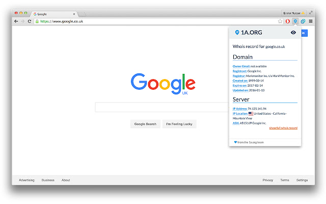 IP Address Lookup & Domain Whois chrome谷歌浏览器插件_扩展第3张截图