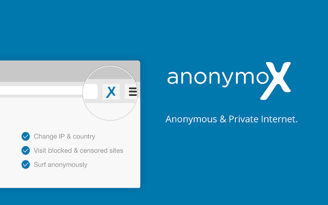 anonymoX chrome谷歌浏览器插件_扩展第1张截图