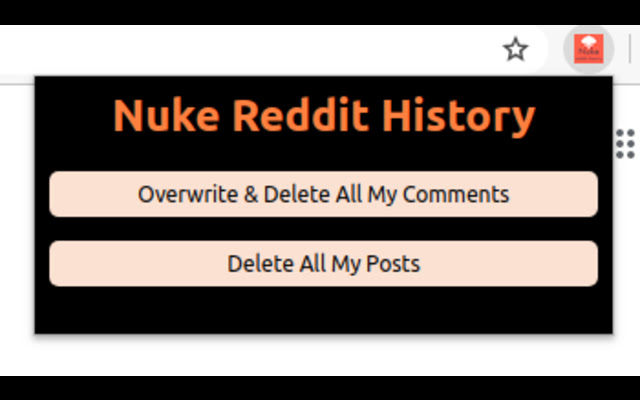 Nuke Reddit History chrome谷歌浏览器插件_扩展第1张截图