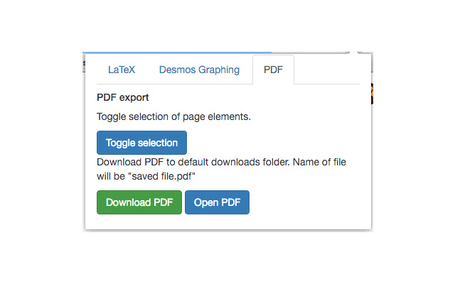 LaTeX, Desmos, and PDF extension chrome谷歌浏览器插件_扩展第3张截图