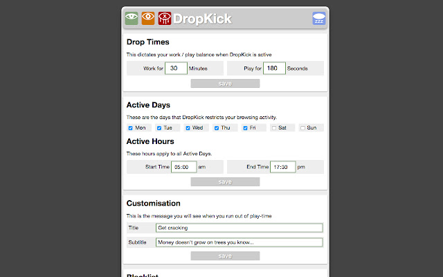DropKick! chrome谷歌浏览器插件_扩展第2张截图