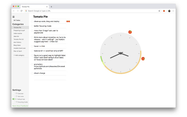 Tomato Pie chrome谷歌浏览器插件_扩展第3张截图