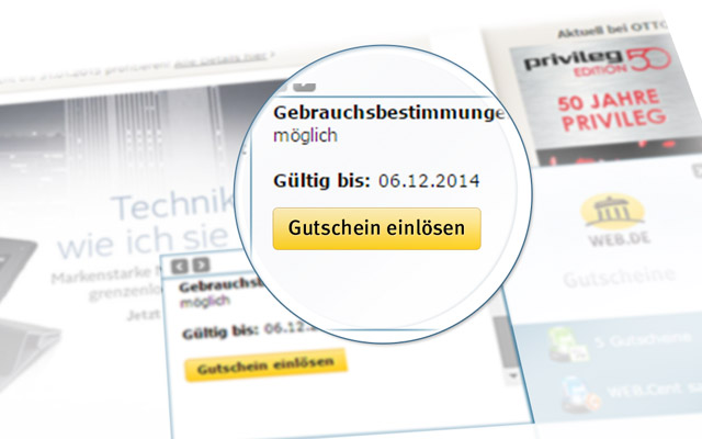 WEB.DE Gutschein-Alarm für Google Chrome chrome谷歌浏览器插件_扩展第3张截图