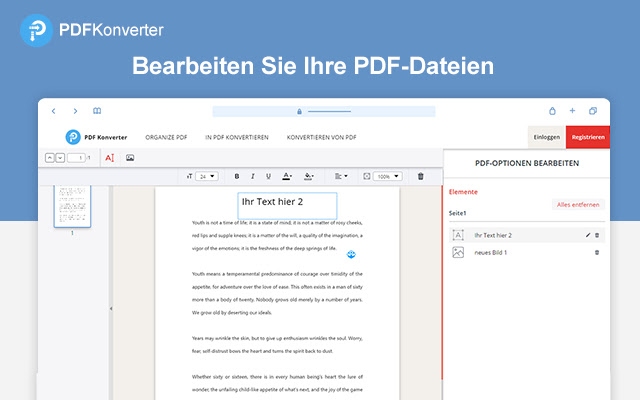 PDF Konverter New Tab Chrome chrome谷歌浏览器插件_扩展第5张截图