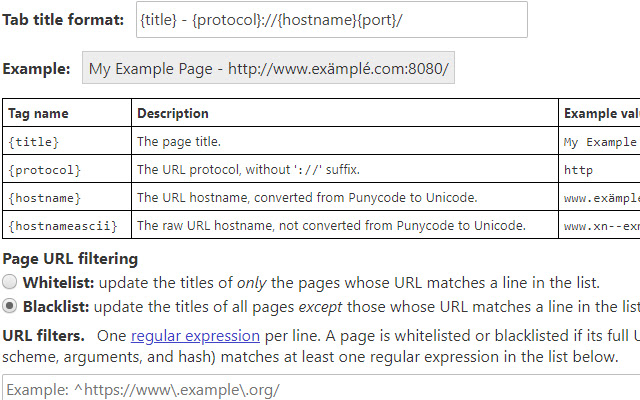 URL in title chrome谷歌浏览器插件_扩展第2张截图