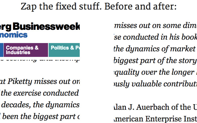 ZapFixed chrome谷歌浏览器插件_扩展第1张截图