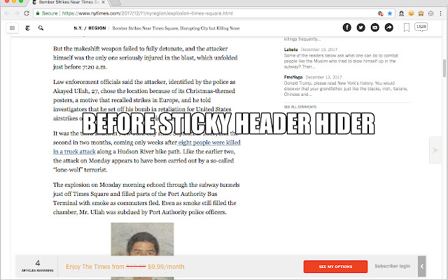 Sticky Header Hider aka Fixed Header Fixer chrome谷歌浏览器插件_扩展第4张截图