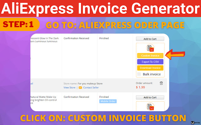 AliExpress Invoice Generator - AliInvoice™️ chrome谷歌浏览器插件_扩展第2张截图