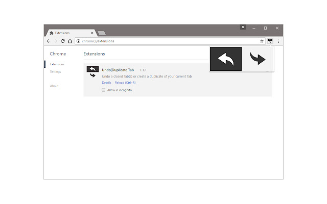 Undo|Duplicate Tab chrome谷歌浏览器插件_扩展第1张截图
